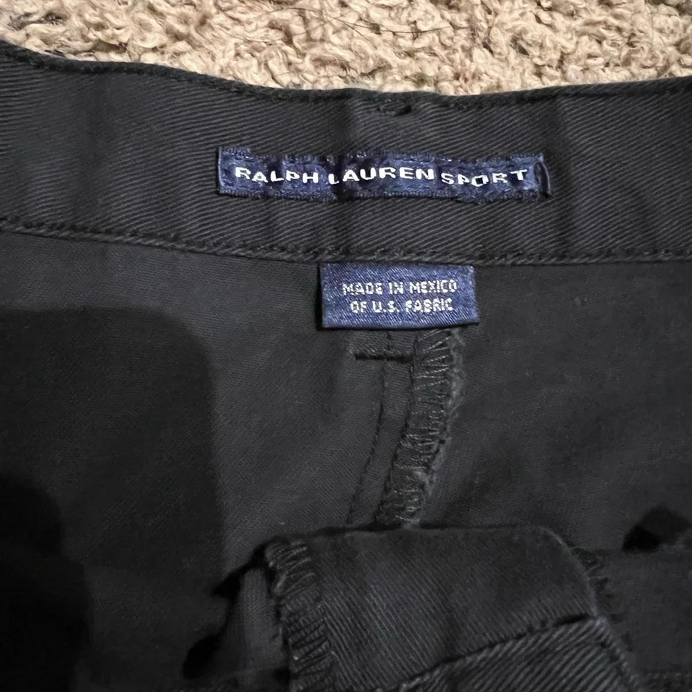 Ralph Lauren Sport Women Size 4 Black Chino Shorts - Picture 2 of 4